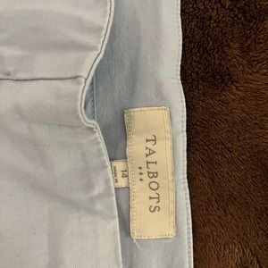 Talbots pale blue ankle pants